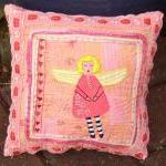 Hand Embroidered Art Pillo..