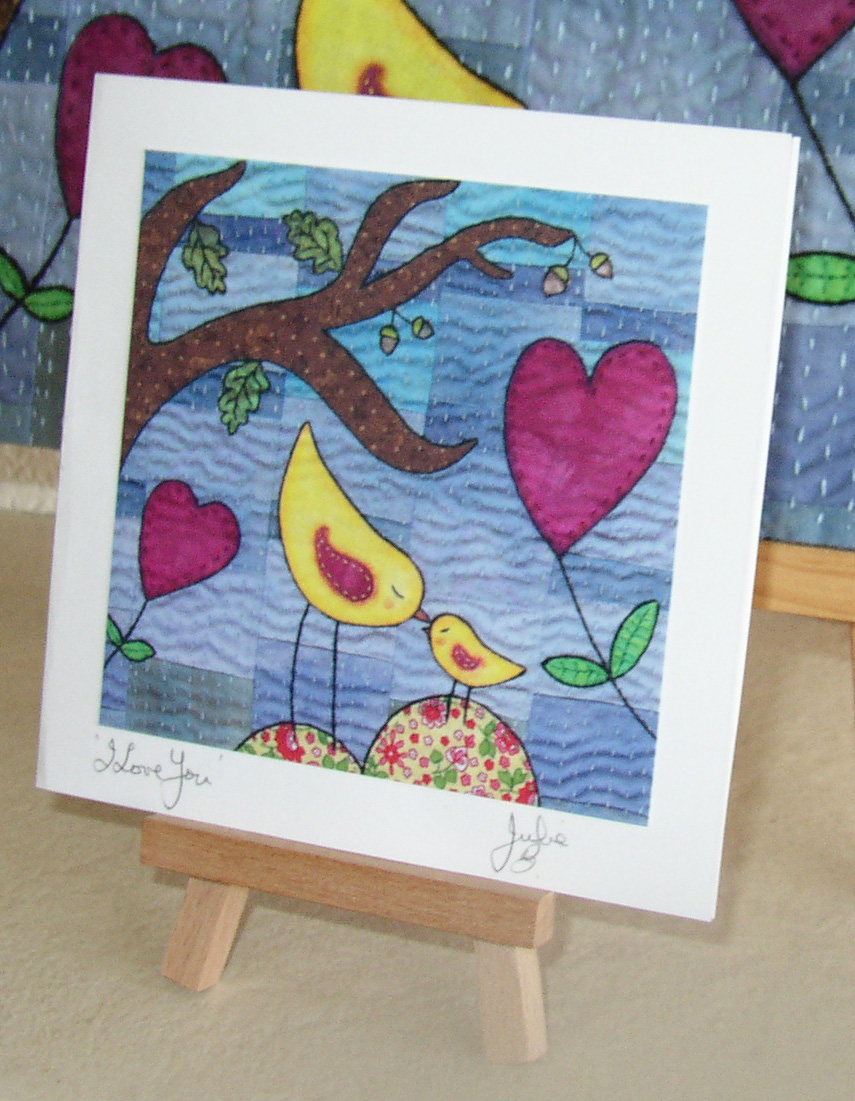 I Love You Artcard Greetings Card