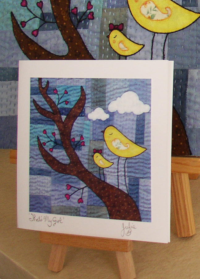 Thats My Girl Artcard Greetings Card