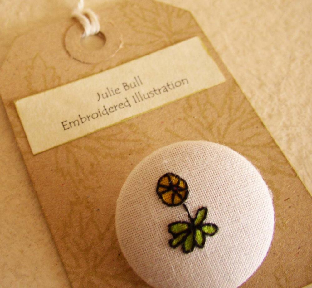 Woodland Flower Badge